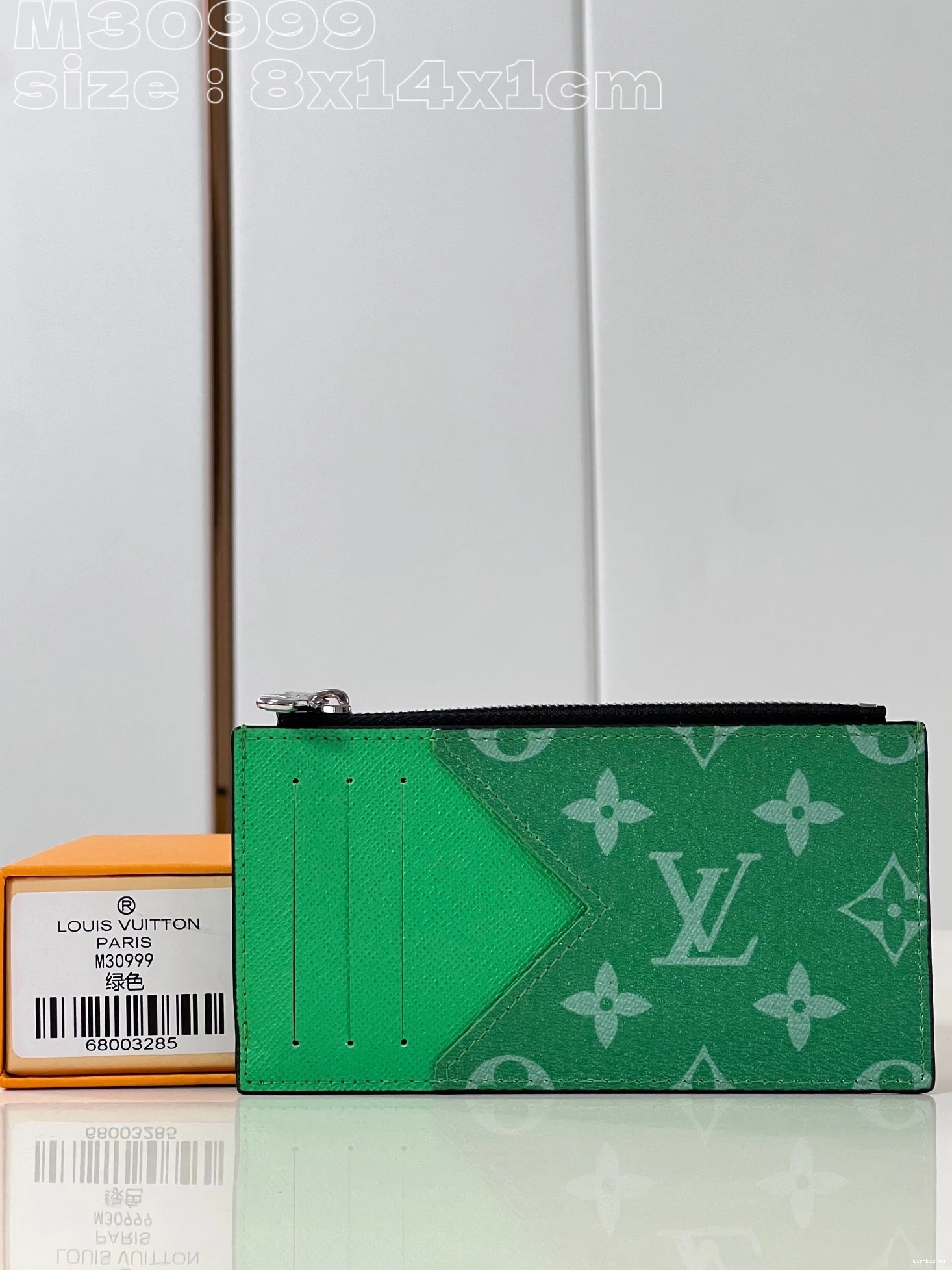 WIS HOLDER-8*14.5*1CM VUITTON LOUIS CARD COIN 0731